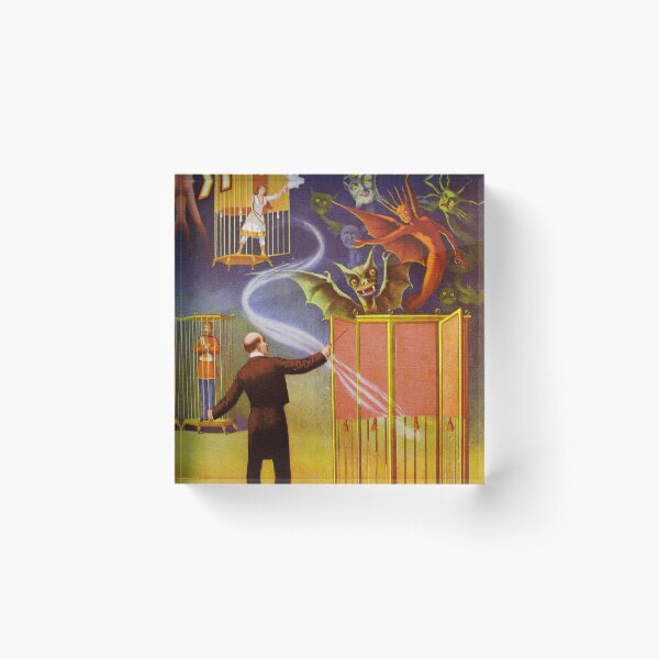 Item preview, Kellars Vintage Magic Magician Illusionist Poster art designed and sold by Vintage Designs +.