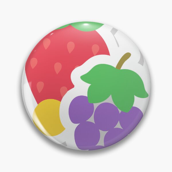 Item preview, Cartoon Illustration of Strawberry and Grapes on Black Background designed and sold by Creative88Art.