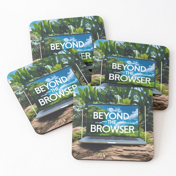Item preview, Beyond the Browser: Closed Laptop with Vibrant Outdoor Scene designed and sold by zoughlal.