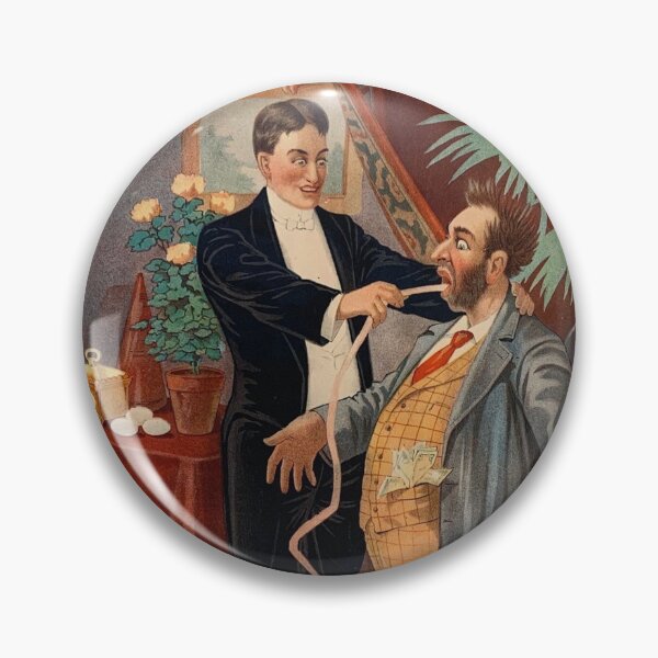 Artikelvorschau, Vintage magischer Illusionist Poster Kunst entworfen und verkauft von Vintage Designs +.