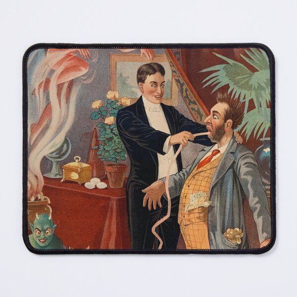 Item preview, Vintage Magic Illusionist Poster art designed and sold by Vintage Designs +.