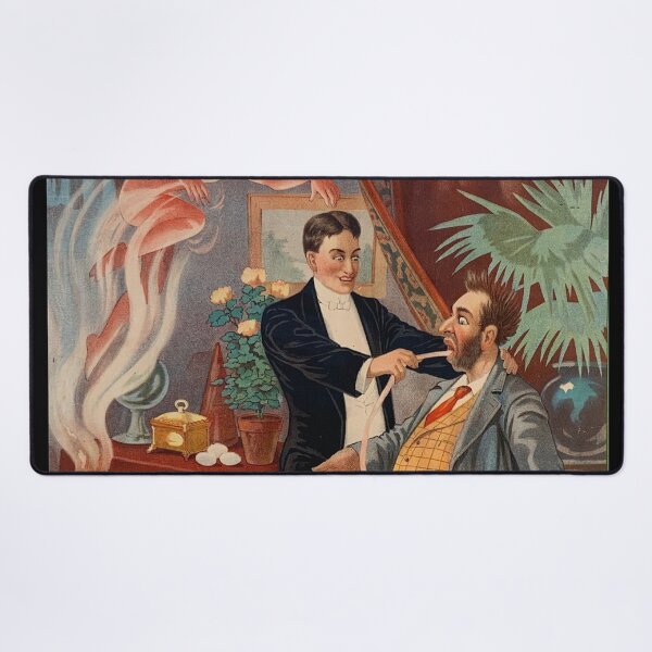 Item preview, Vintage Magic Illusionist Poster art designed and sold by Vintage Designs +.