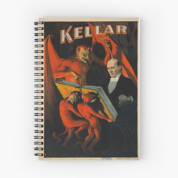 Item preview, Kellar Vintage magic magician illusionist poster art designed and sold by Vintage Designs +.