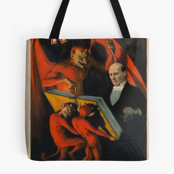 Item preview, Kellar Vintage magic magician illusionist poster art designed and sold by Vintage Designs +.
