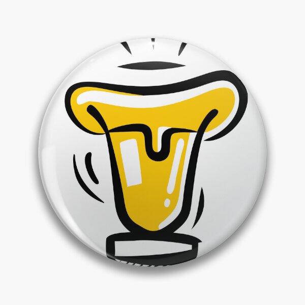 Item preview, Minimalist Yellow Bull Head Design with Dripping Effect designed and sold by Creative88Art.