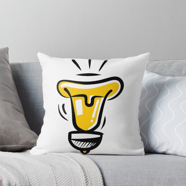 Item preview, Minimalist Yellow Bull Head Design with Dripping Effect designed and sold by Creative88Art.