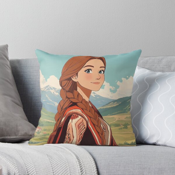 Item preview, North Macedonian woman | Anime style designed and sold by ComicsFactory.