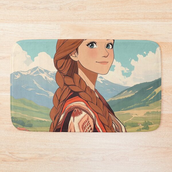 Item preview, North Macedonian woman | Anime style designed and sold by ComicsFactory.