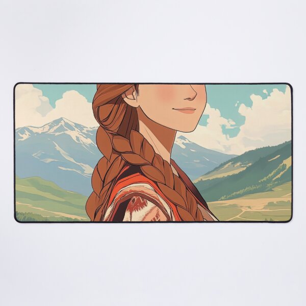 Item preview, North Macedonian woman | Anime style designed and sold by ComicsFactory.