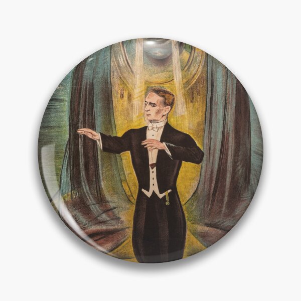 Item preview, Vintage Illusionist magic magician poster art design designed and sold by Vintage Designs +.