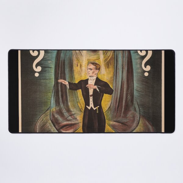 Item preview, Vintage Illusionist magic magician poster art design designed and sold by Vintage Designs +.