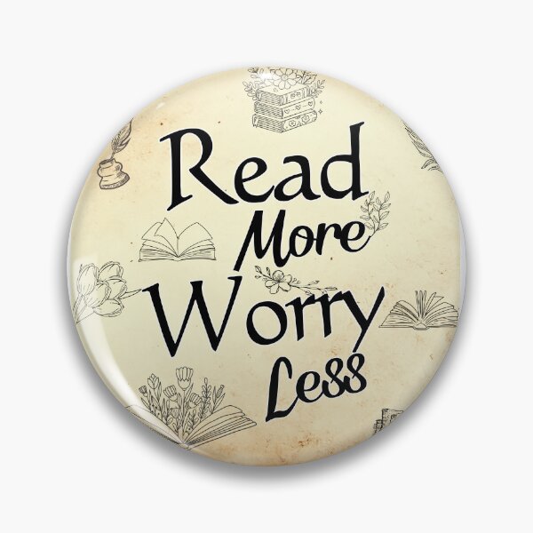 Item preview, Read More Worry Less designed and sold by CoverCrafts25.