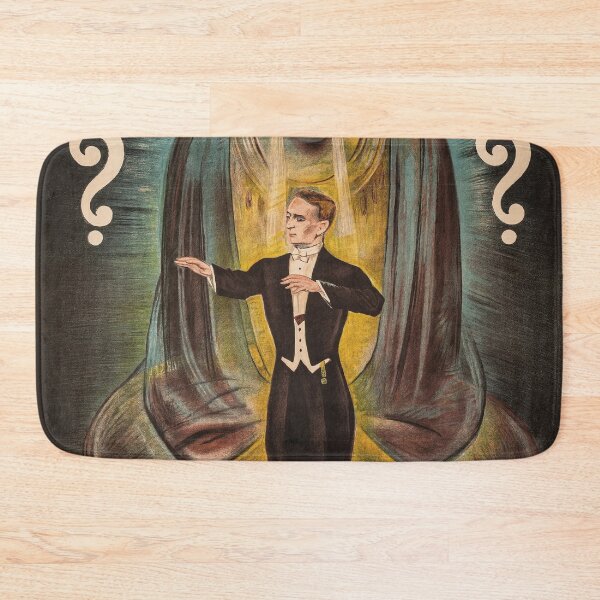 Item preview, Vintage Illusionist magic magician poster art design designed and sold by Vintage Designs +.