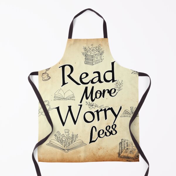 Item preview, Read More Worry Less  designed and sold by CoverCrafts25.