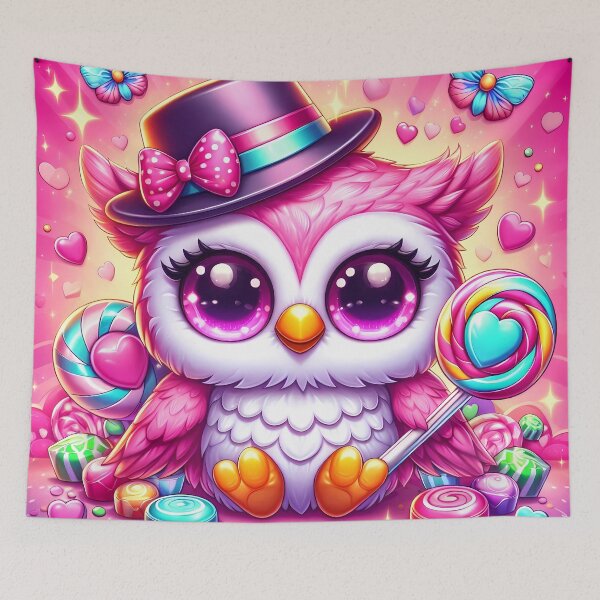 Item preview, Owl Holding a Lolipop  designed and sold by Jbl55.