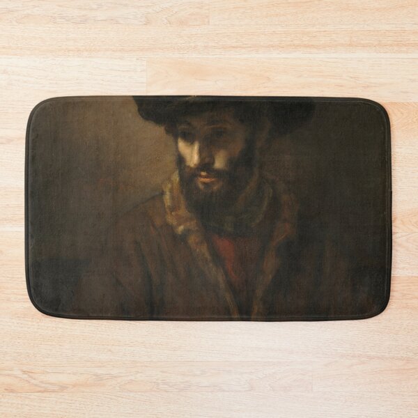 Item preview, A Bearded Man Wearing a Hat, c. 1655–60. Studio of Rembrandt van Rijn (Dutch, 1606–1669 designed and sold by Vintage Designs +.