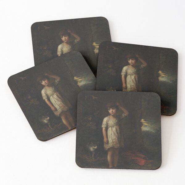 Item preview, A Boy with a Cat—Morning by Joshua Reynolds designed and sold by Vintage Designs +.