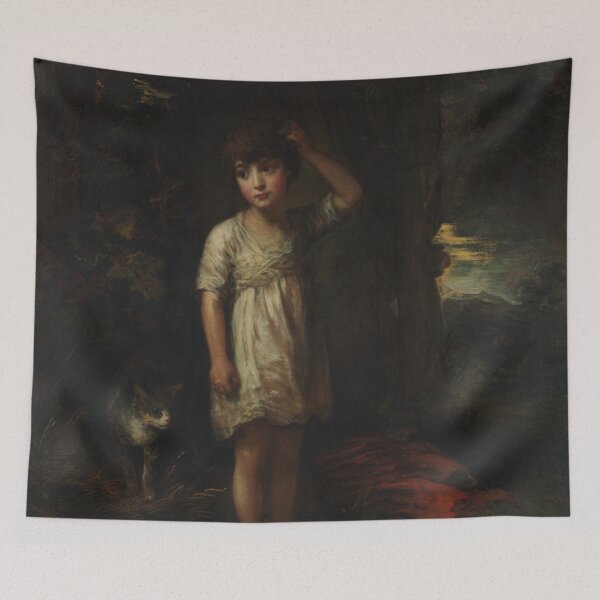 Item preview, A Boy with a Cat—Morning by Joshua Reynolds designed and sold by Vintage Designs +.