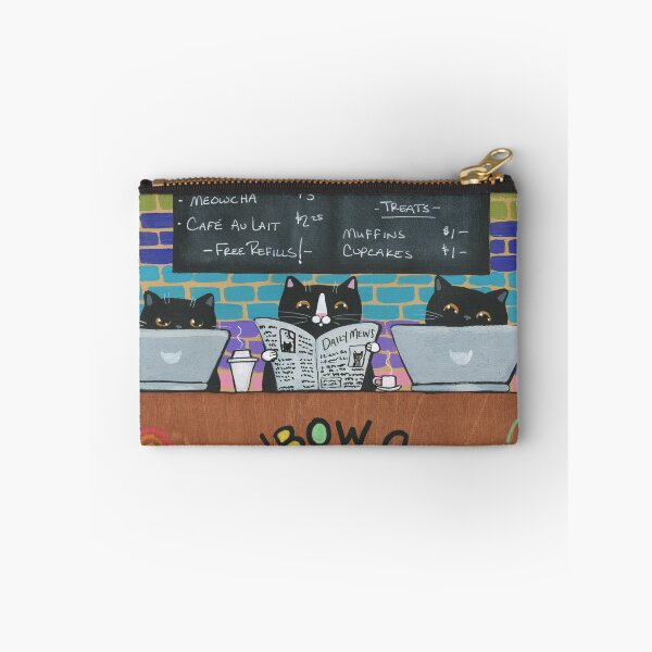 Item preview, Caturday at the Rainbow Cafe designed and sold by KilkennyCat Art.