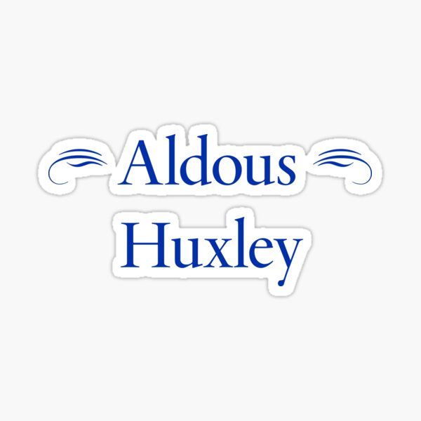 Item preview, Aldous Huxley designed and sold by CharlottePlaceArt.