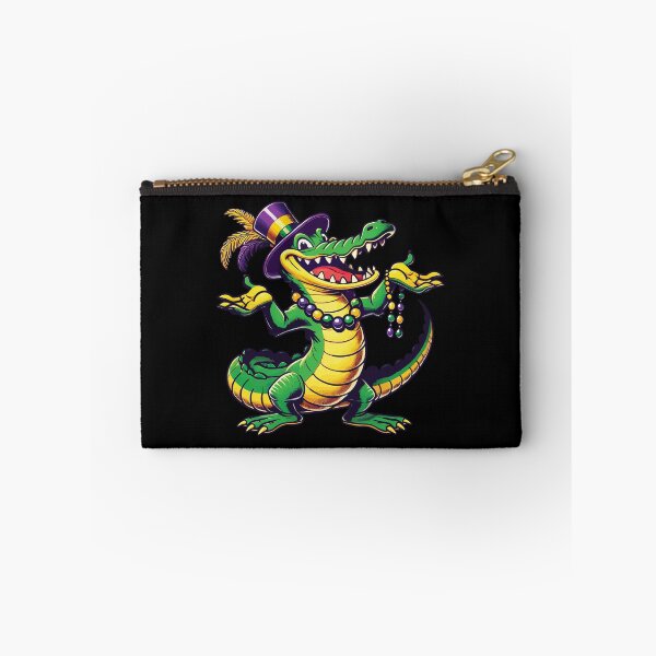 Item preview, Mardi Gras Alligator Beads Festive Fun designed and sold by LuminOrb.