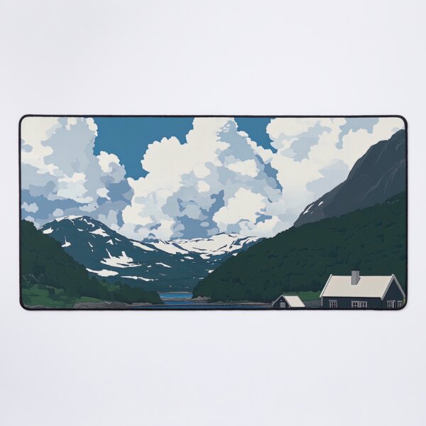 Item preview, Norway landscape | Anime style designed and sold by ComicsFactory.