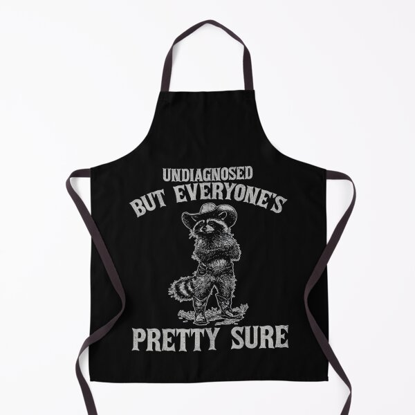 Item preview, Undiagnosed But Everyone's Pretty Sure Cowboy Raccoon designed and sold by FantasyFablesC.
