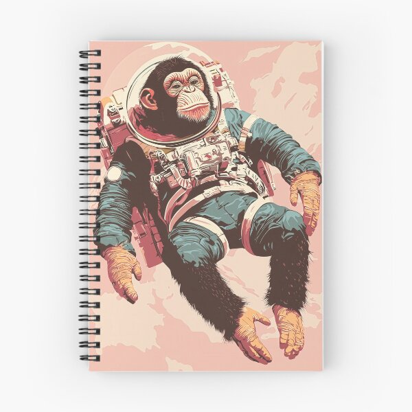 Item preview, Simian Space Explorer designed and sold by Retro Type.