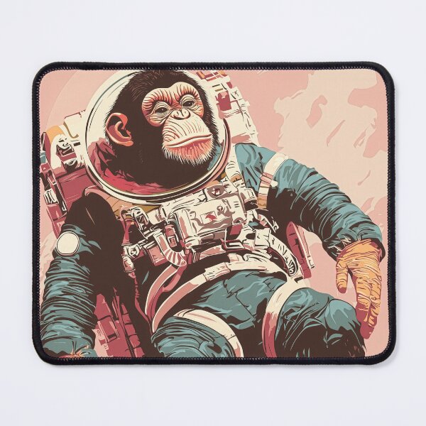 Item preview, Simian Space Explorer designed and sold by Retro Type.