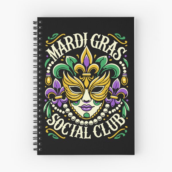 Item preview, Mardi Gras Social Club Mask Celebration designed and sold by LuminOrb.