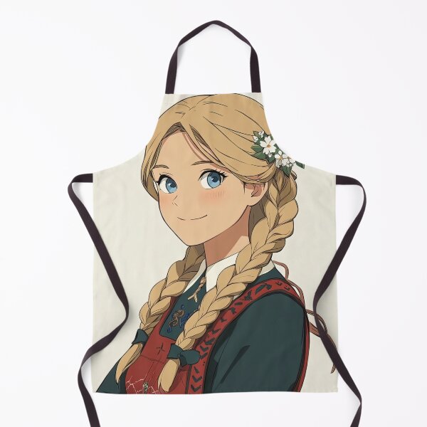 Item preview, Norwegian woman | Anime style designed and sold by ComicsFactory.