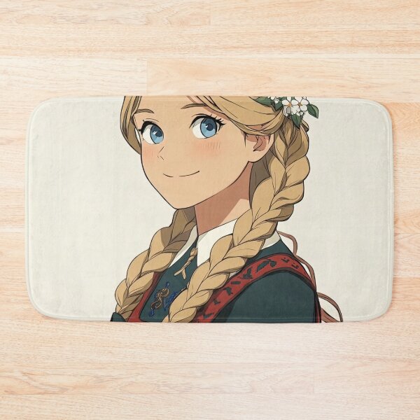 Item preview, Norwegian woman | Anime style designed and sold by ComicsFactory.