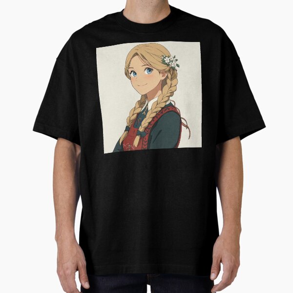 Item preview, Norwegian woman | Anime style designed and sold by ComicsFactory.