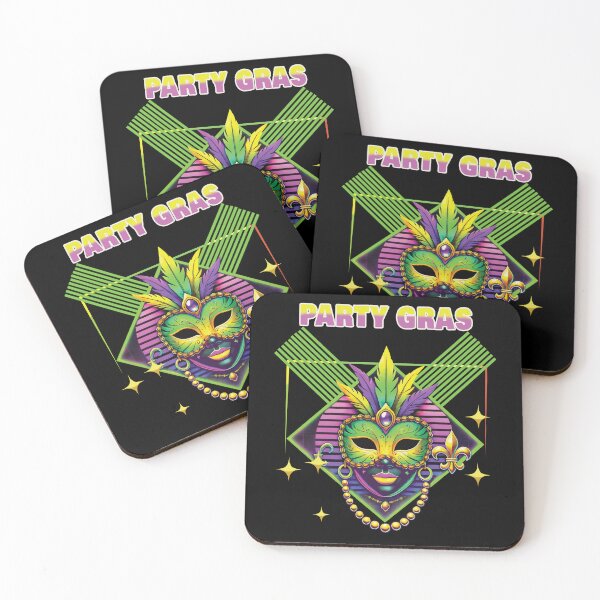 Item preview, Mardi Gras Party Gras Mask Celebration designed and sold by LuminOrb.