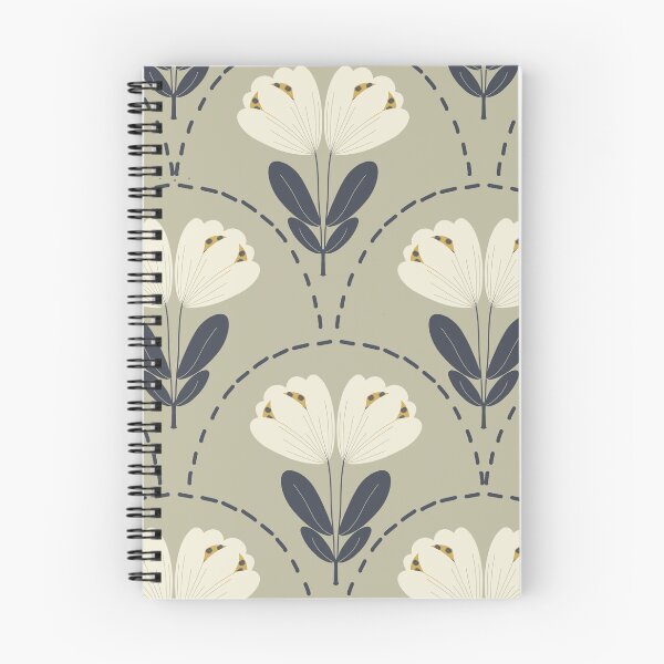 Item preview, Retro floral pattern designed and sold by Zineshopz.