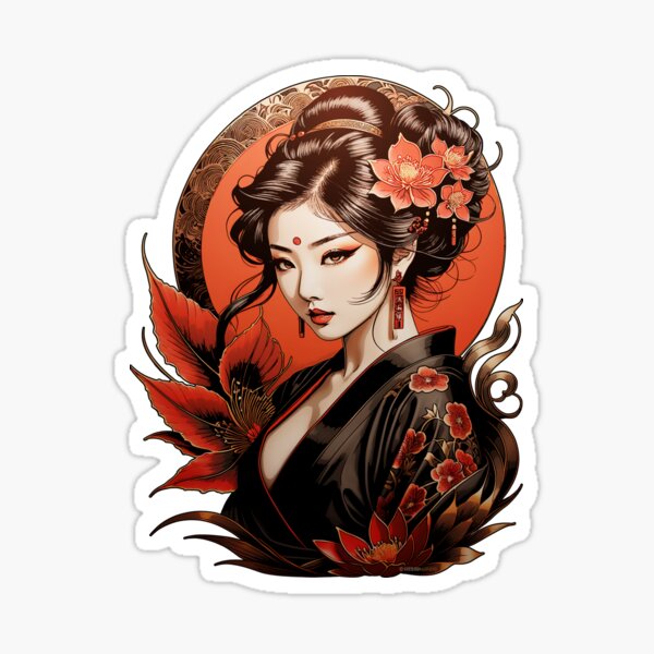 GEISHA-II Sticker