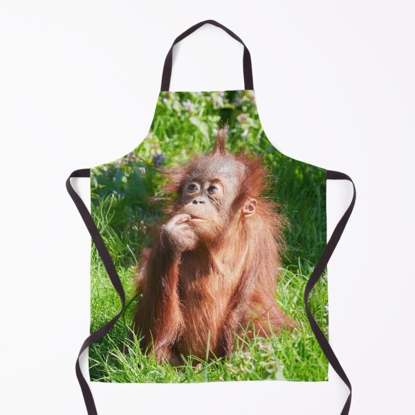 Item preview, Young Orangutan Deep in Thought designed and sold by rawshutterbug.