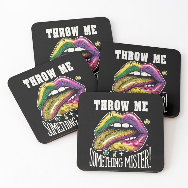 Item preview, Mardi Gras Throw Me Something Mister designed and sold by LuminOrb.
