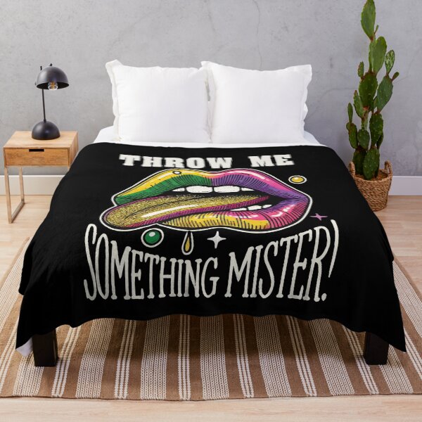 Item preview, Mardi Gras Throw Me Something Mister designed and sold by LuminOrb.