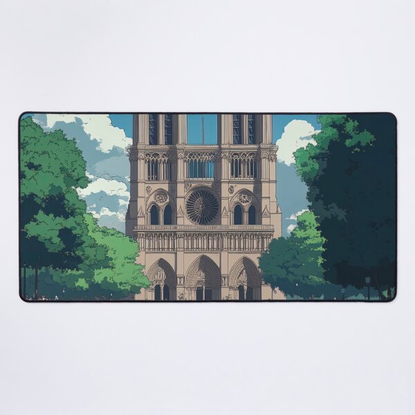 Item preview, Notre-Dame Basilica | Anime style designed and sold by ComicsFactory.