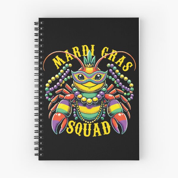 Item preview, Mardi Gras Crayfish Squad Vibrant Festival Vibes designed and sold by LuminOrb.