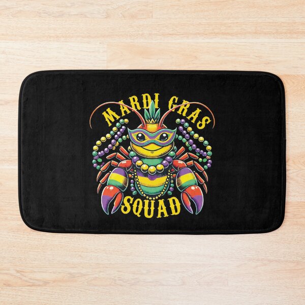 Item preview, Mardi Gras Crayfish Squad Vibrant Festival Vibes designed and sold by LuminOrb.