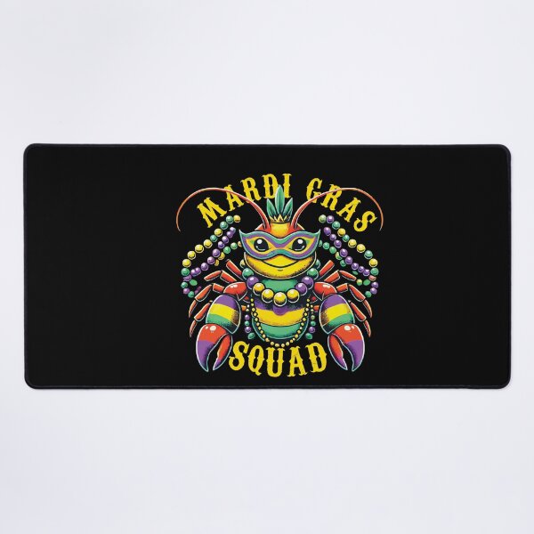 Item preview, Mardi Gras Crayfish Squad Vibrant Festival Vibes designed and sold by LuminOrb.