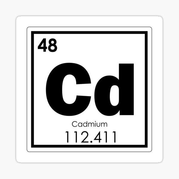 Item preview, Cadmium chemical element designed and sold by tony4urban.
