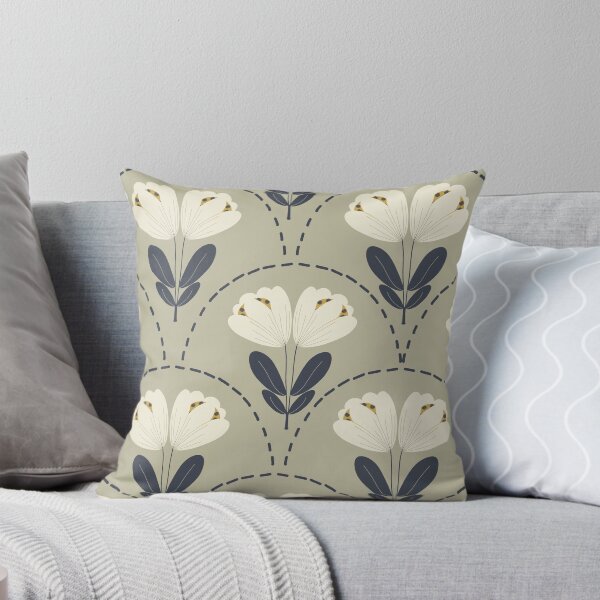 Item preview, Retro floral pattern designed and sold by Zineshopz.