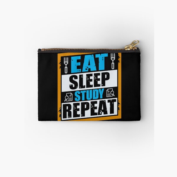 Item preview, Eat Sleep Study Repeat – Funny Student Life Design designed and sold by BogskyShop.
