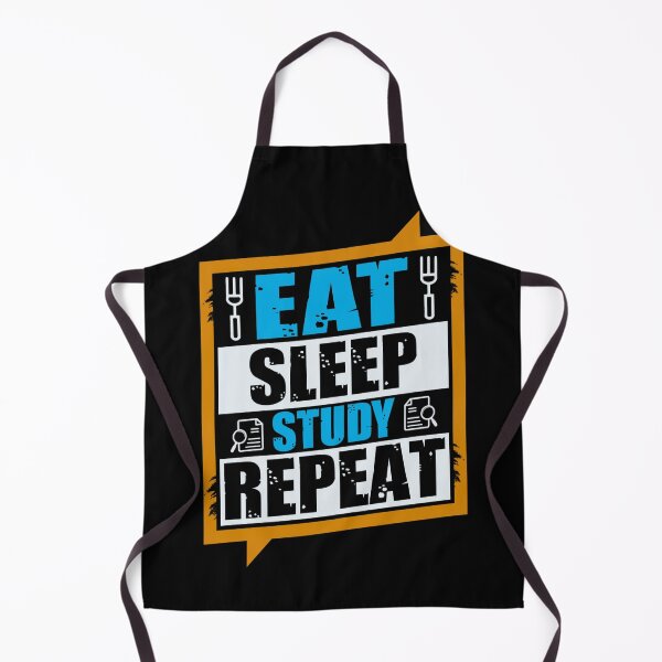 Item preview, Eat Sleep Study Repeat – Funny Student Life Design designed and sold by BogskyShop.