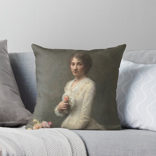 Item preview, Madame Lerolle, 1882. Henri Fantin-Latour (French, 1836–1904). Oil on fabric designed and sold by Vintage Designs +.