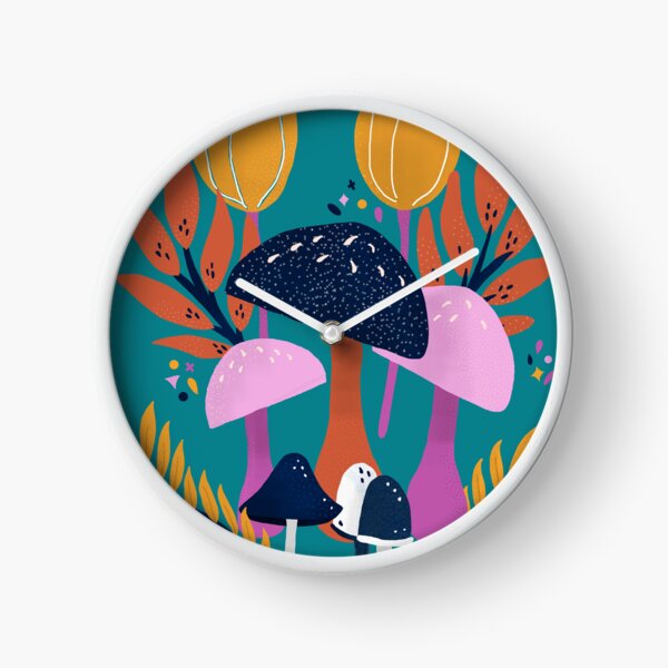 Item preview, Teal Shrooms designed and sold by Shell Doodles Art.
