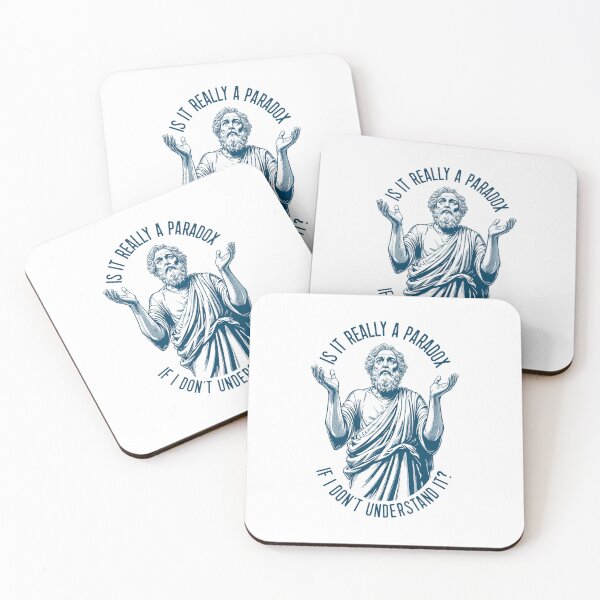Item preview, Socrates Funny Philosophy Understanding Paradox Philosopher designed and sold by GrandeDuc.